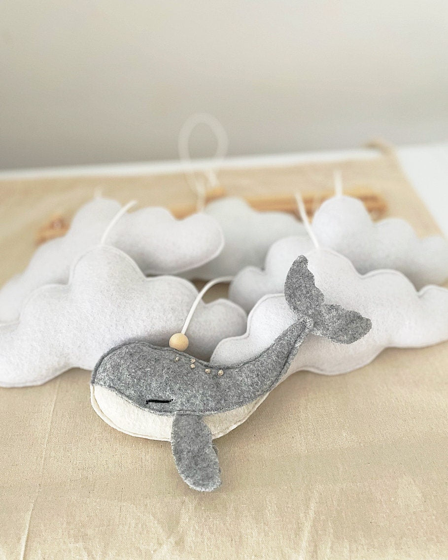 Whale & Cloud Mobile