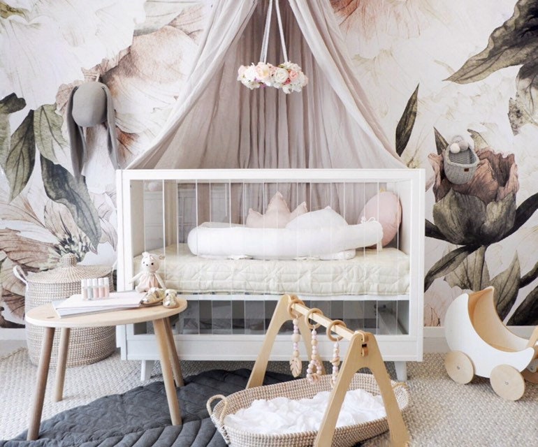 Flower Mobile in Pinks & Whites