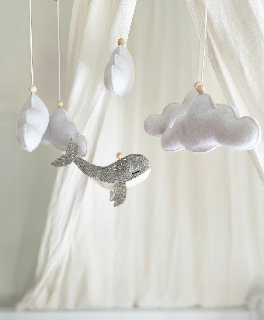 Whale & Cloud Mobile