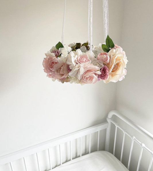 Flower Mobile in Pinks & Whites
