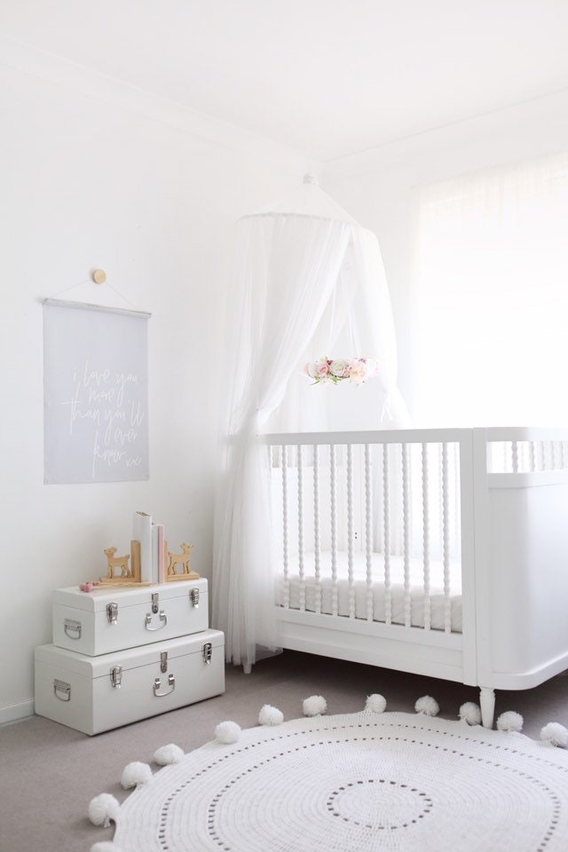 Flower Mobile in Pinks & Whites