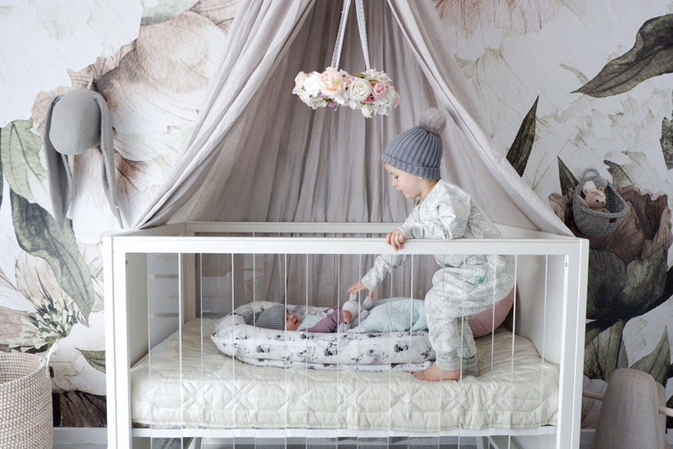 Flower Mobile in Pinks & Whites