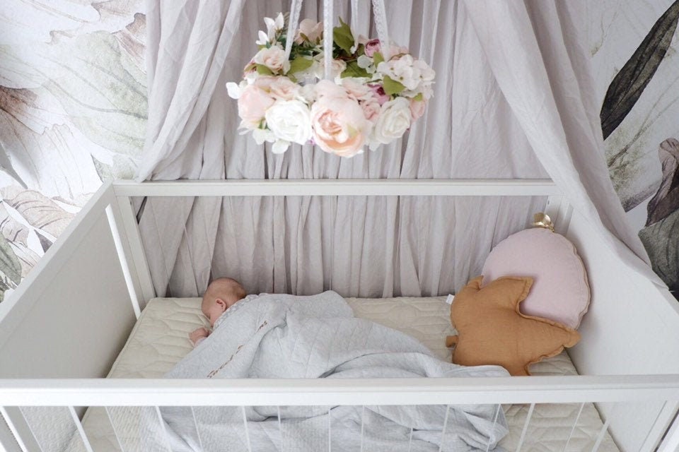 Flower Mobile in Pinks & Whites