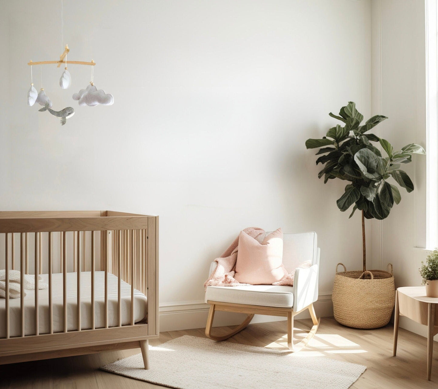 Whale & Cloud Mobile